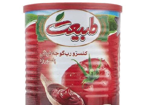 قیمت خرید رب گوجه فرنگی طبیعت 800 گرمی عمده به صرفه و ارزان